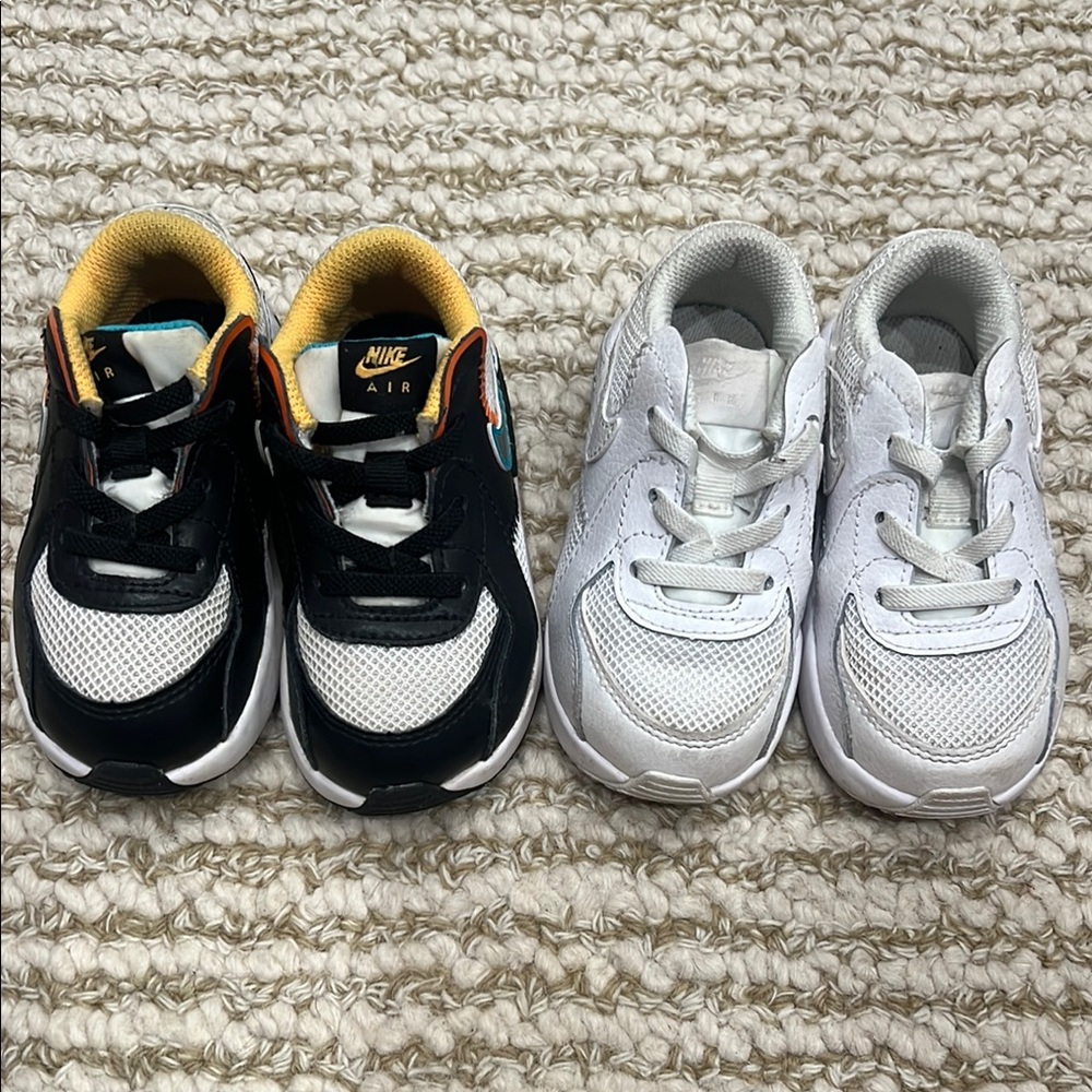 Nike Kids Air Max Sneakers - Black and White